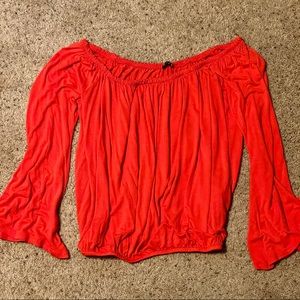 Off the shoulder top